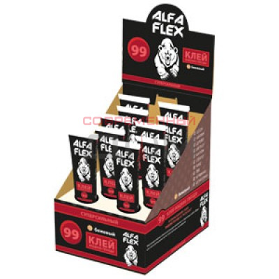 Клей жидкие гвозди "ALFA Flex" 99, суперсильный, бежевый